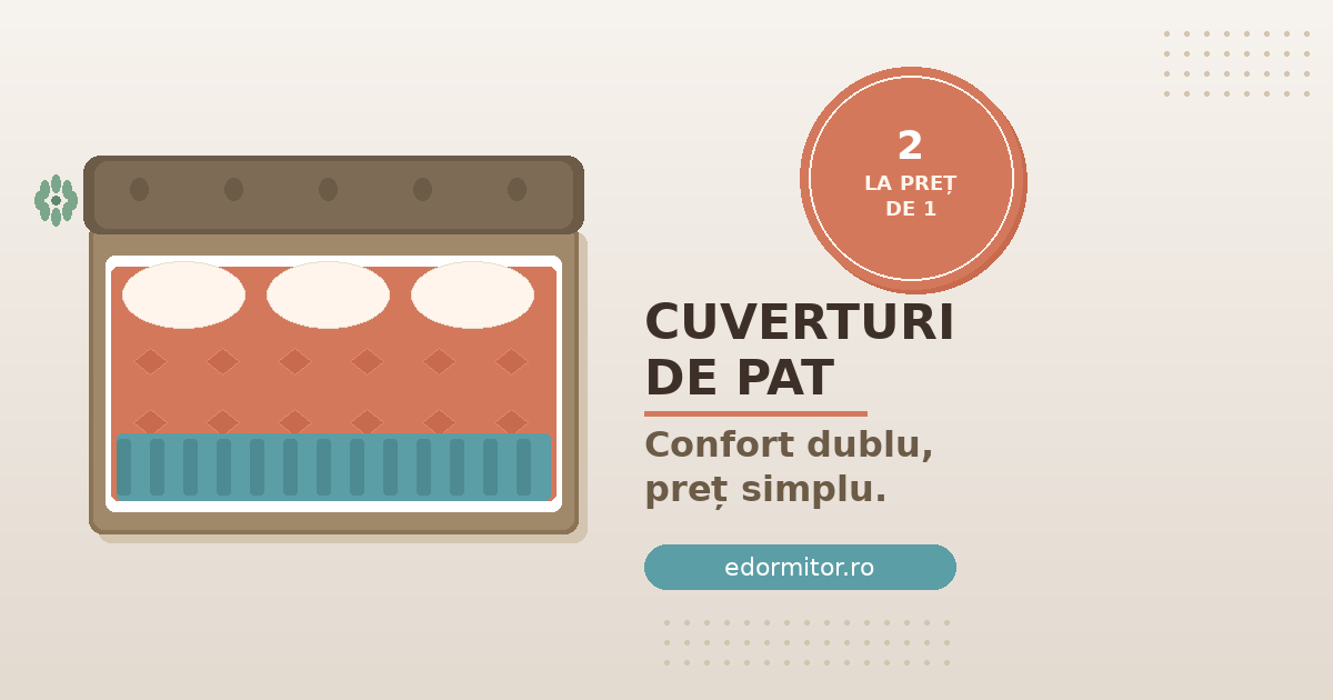 Cuverturi de Pat 2 la Preț de 1 – Confort Dublu, Cheltuială Minimă
