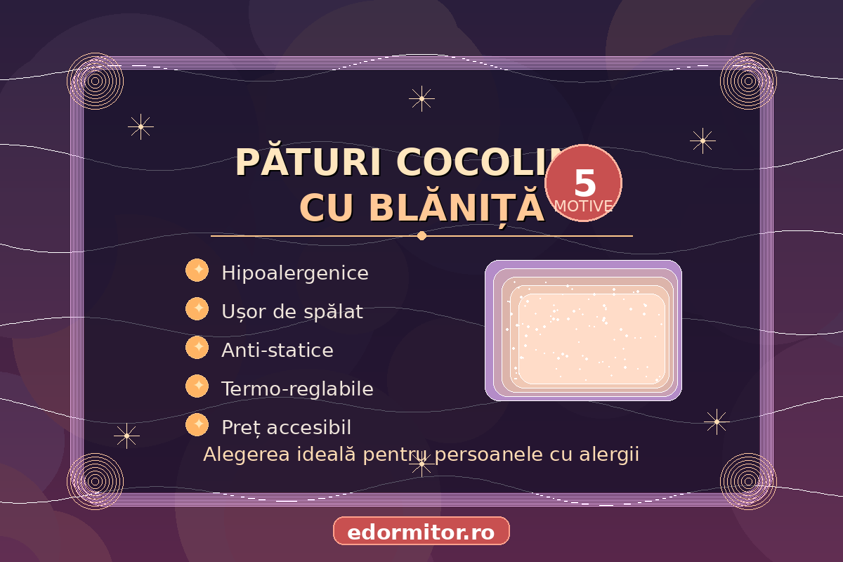 5 motive pentru care păturile Cocolino sunt alegerea ideală pentru persoanele cu alergii